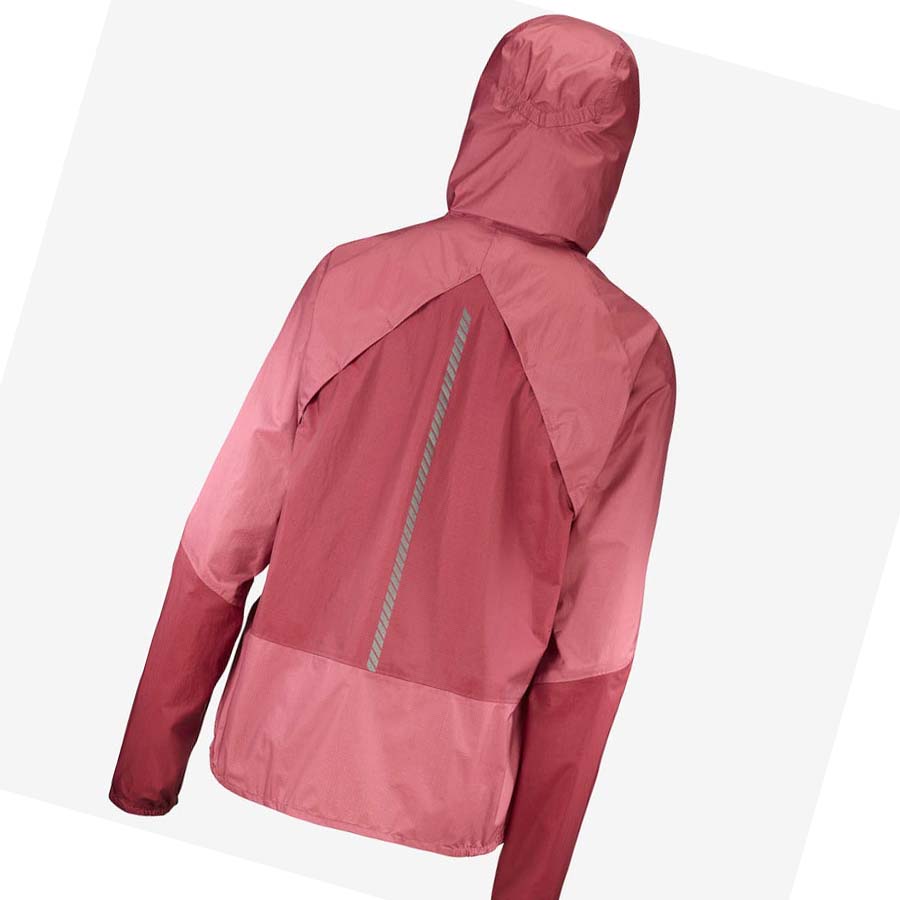 Chaquetas Salomon BONATTI WATERPROOF Mujer Rojos | MX 2472MQZ